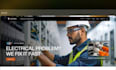 design squarespace electrician contractor website electrical service SEO