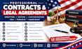 draft professional contracts and legal agreements