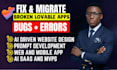 fix lovable bug, lovable ai website, lovable saas mvp, lovable dev in 1 hour