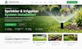 build squarespace sprinkler website irrigation drip system installer website