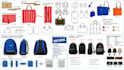 create bag tech pack design, handbag tech pack, tote bag, duffle bag tech pack