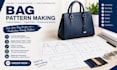 create digital pattern sewing pattern design clothing bag fashion tech pack