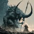 draw monster, creature, fantasy character, for game or comic