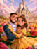 make a disney cartoon illustration