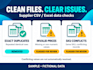 clean and compare your supplier CSV or excel price lists