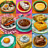 food pop art illustrations