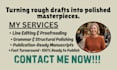 proofread, edit your book manuscript with editorial feedback