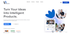 build a modern responsive frontend website using angular
