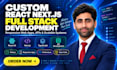 do full stack website development, ai website development, custom web app