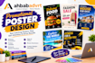 design professional promotional posters