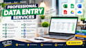 provide expert data entry assistance