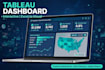 create interactive tableau dashboard and excel data visualization