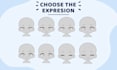 draw your character as a cute chibi bust up