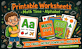 create printable preschool and kindergarten worksheets