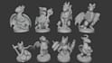 sculpt a highly detailed 3d character or creature model