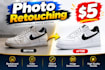 photo retouching product image editing