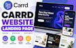 design carrd website, carrd landing page or carrd redesign