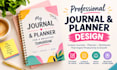 design journal, planner, workbook and KDP book interior