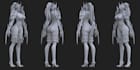 create a 3d character with 2k pbr textures