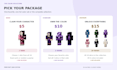 provide ready made minecraft java skins
