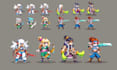 create custom pixel art characters sprites and game art