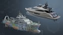 create 3d ship model, boat design, and 3d yacht modeling as a naval architect