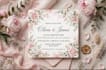 design luxury wedding card