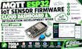 develop mqtt esp32 iot firmware, sensor, and cloud dashboard development