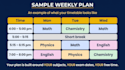 create a personalized study schedule and exam timetable