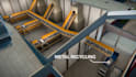 create 3d industrial animation waste to energy facility power plant process flow
