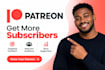 organically promote your patreon and attract targeted subscribers