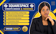 build squarespace website design, ecommerce store setup,pod redesign squarespace