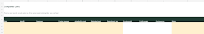 customize an excel cleanup quote and profit calculator
