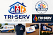 design a professional plumbing hvac and electrical logo