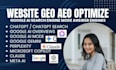 website geo aeo optimize for google ai search engine mode answer engines