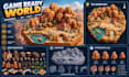 create low poly 3d game environments, maps, scenes, game worlds, modular assets