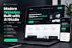 develop a professional full stack ai web application