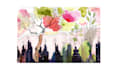 create a classical architecture watercolor illustration