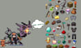 do 2d pixel game icon,pixel art game UI,game assets,pixel art animation,props