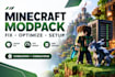 create fix optimize littleweight cobbleverse minecraft smp modpack developer