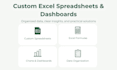 create custom excel spreadsheets and financial dashboards