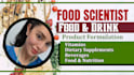 create food formulation, beverage, and vitamin gummies recipe development