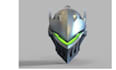 create a custom futuristic wearable helmet 3d model