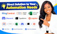 ringcentral zoho CRM microsoft excel discord typeform zapier integration