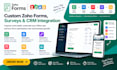 create zoho forms, zoho form to CRM integration and surveys
