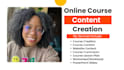 write online course content, curriculum and lesson plan