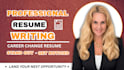 write IT, cybersecurity, tech sales, software, engineering and faang resume