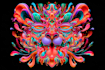 do amazing psychedelic and trippy illustration