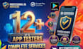 12 testers closed testing 20 testers 12 app testers google play testers