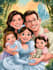 create a disney cartoon illustration